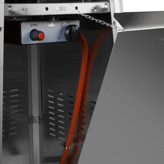 Estufa de Exterior a Gás Cerâmica Orbegozo PHE 80 13.000W com Rodas e Segurança Antitombo