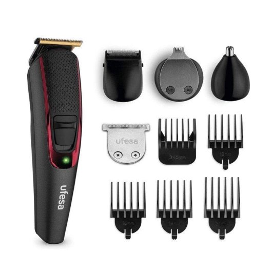 Tondeuse Multifonctionnelle Ufesa Titanium Pro GK6950 Sans Fil 13 Longueurs 120min 4 Sabots