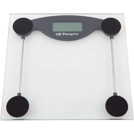 Báscula Digital Orbegozo PB 2211 Hasta 150 kg Precisión 100% Pantalla LCD Apagado automático