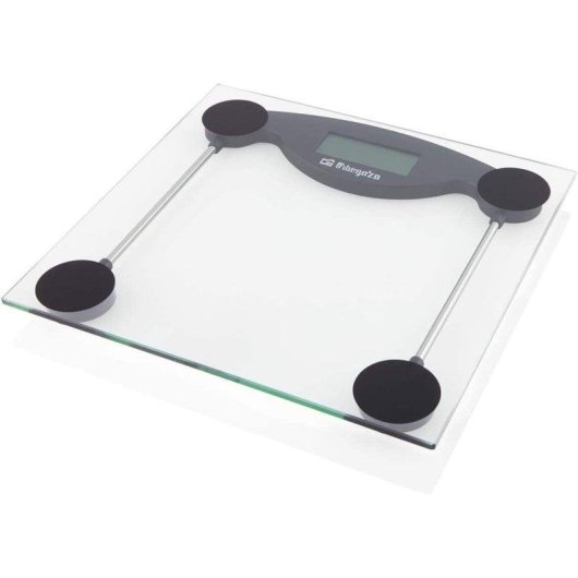Báscula Digital Orbegozo PB 2211 Hasta 150 kg Precisión 100% Pantalla LCD Apagado automático