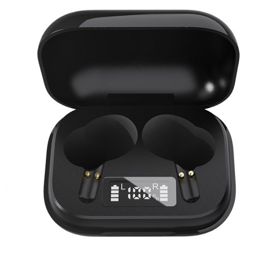 Denver TWE-38BLACK écouteur/casque Sans fil Ecouteurs Appels/Musique Bluetooth Noir
