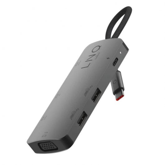 Linq 7 en 1 Adaptador de Pantalla Triple USB-C Multipuerto