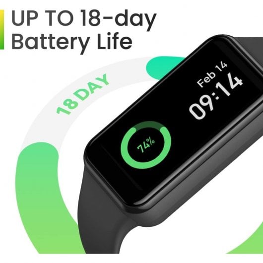 Amazfit Band 7 AMOLED Rastreador de atividade para pulso 3,73 cm (1.47") Preto