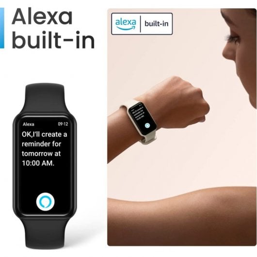 Amazfit Band 7 AMOLED Rastreador de atividade para pulso 3,73 cm (1.47") Preto