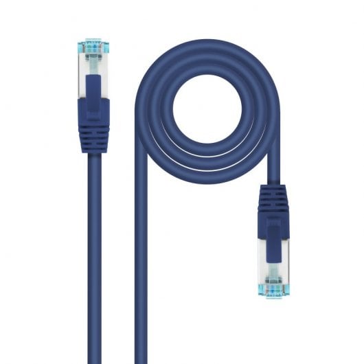 Nanocable Cable de Red RJ45 SFTP AWG26 Cat.7 25cm Azul