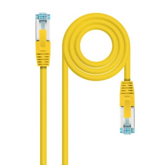 Cavo di rete Nanocable RJ45 SFTP LSZH AWG26 Cat.7 25 cm Giallo