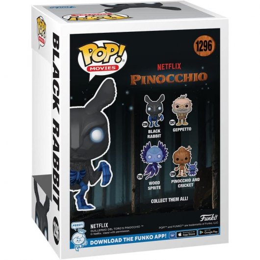 Funko Pop Black Rabbit Netflix Pinocchio