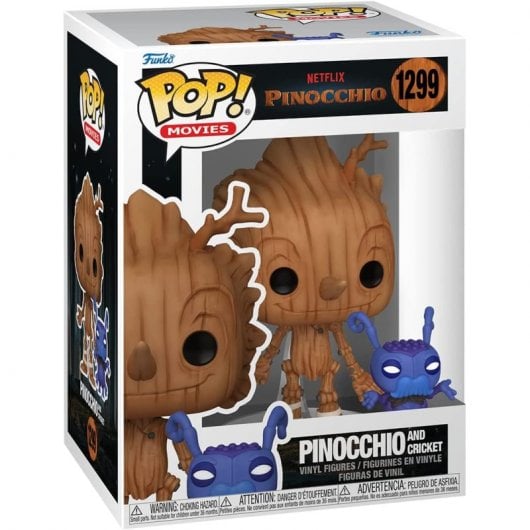 Funko Pop Pinocchio e Cricket Netflix Pinocchio