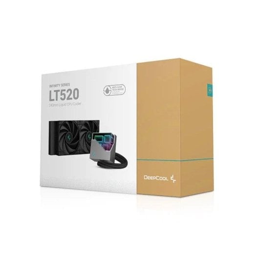 Flüssigkeitskühlung DeepCool LT520 240mm 2 Lüfter RGB Schwarz