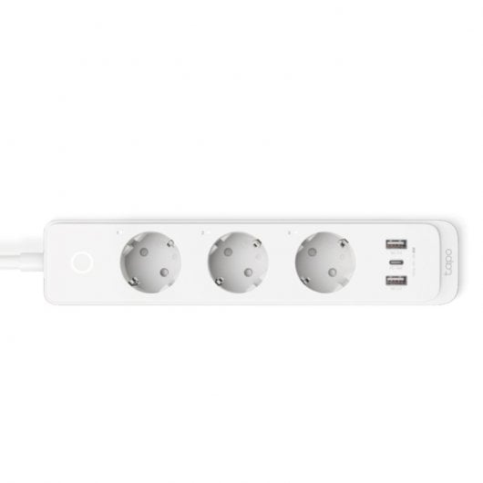 TP-Link Tapo P300 Regleta Inteligente WiFi 3 Tomas + 3 USB Carga Rápida Blanca