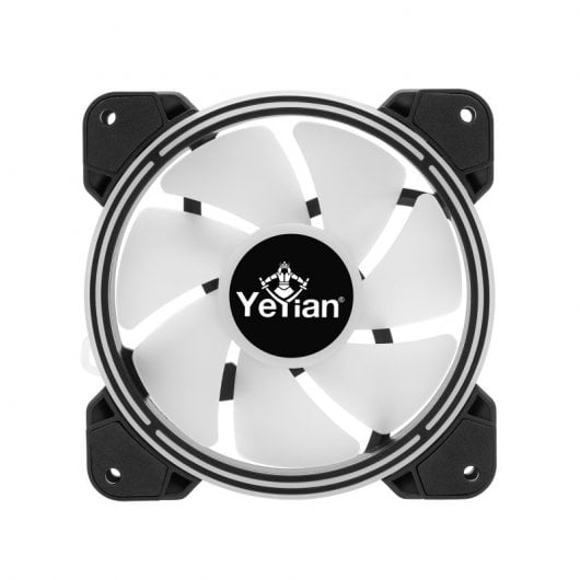Yeyian Typhoon LII Master Kit 3 Ventoinhas ARGB 120mm Pretas + 2 Tiras LED ARGB + Controlador