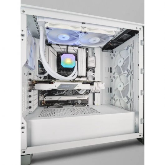 Ventilateur Corsair AF120 SLIM avec roulement dynamique liquide PWM 120 mm Blanc