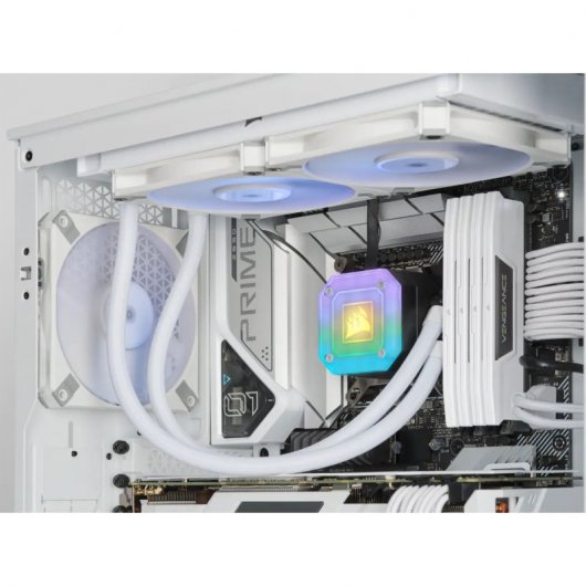 Ventilateur Corsair AF120 SLIM avec roulement dynamique liquide PWM 120 mm Blanc