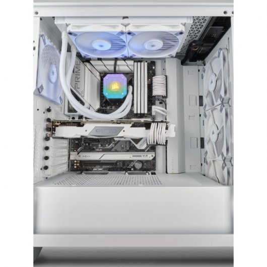Ventilateur Corsair AF120 SLIM avec roulement dynamique liquide PWM 120 mm Blanc