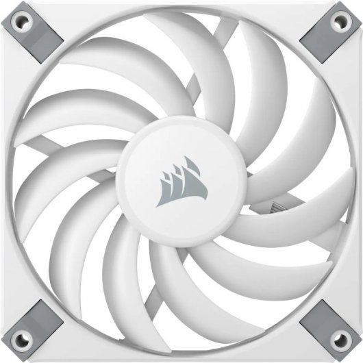 Ventilateur Corsair AF120 SLIM avec roulement dynamique liquide PWM 120 mm Blanc