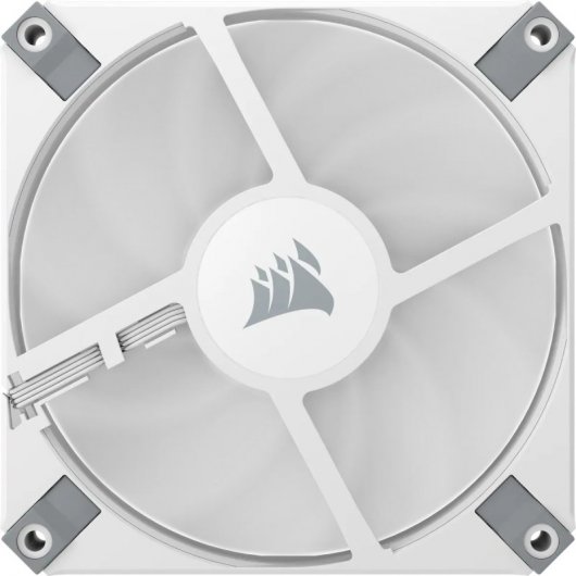 Ventilateur Corsair AF120 SLIM avec roulement dynamique liquide PWM 120 mm Blanc