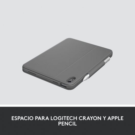 Logitech Rugged Folio Funda con Teclado Gris Oxford para iPad 10th Generación