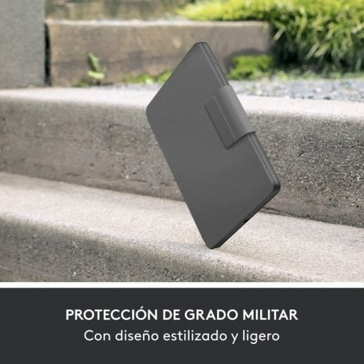 Logitech Rugged Folio Funda con Teclado Gris Oxford para iPad 10th Generación