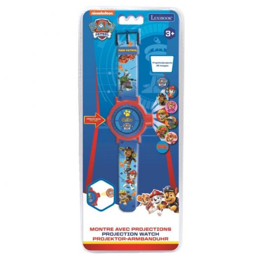 Lexibook Patrulla Canina Reloj Proyector Digital con 20 Proyecciones