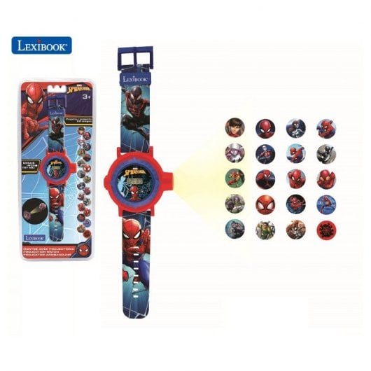 Orologio proiettore digitale Lexibook Spider-Man con 20 proiezioni
