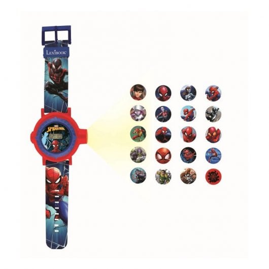 Orologio proiettore digitale Lexibook Spider-Man con 20 proiezioni