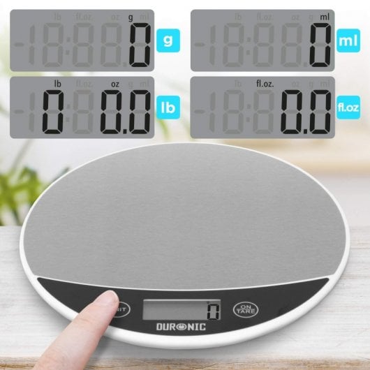 Bilancia da cucina digitale Duronic KS3000 con ciotola da 2 litri