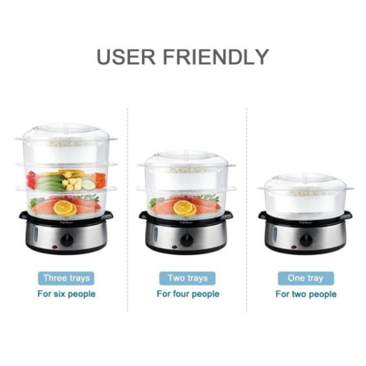 Aigostar Steel Vaporizador de Alimentos 9L 800W