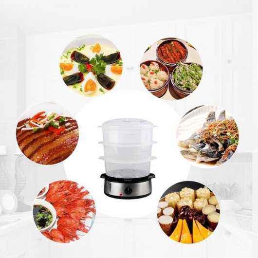 Aigostar Steel Vaporizador de Alimentos 9L 800W