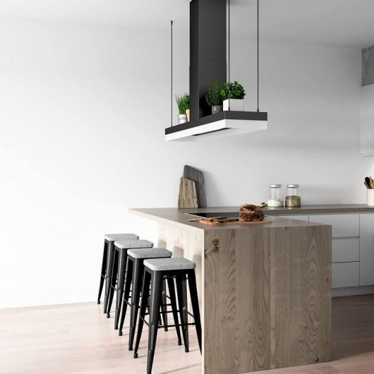 Cata Legend 9000 X GBK Campana Decorativa 90cm A++ Acero Inoxidable/Negro