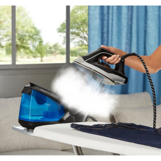 Rowenta Turbosteam VR8320 Centro de Planchado 6.5 Bares 2600W Negro/Azul