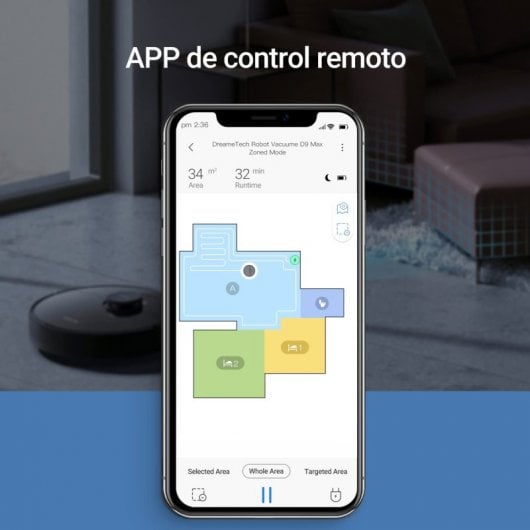 Dreame D9 Max Robot Aspirador Negro