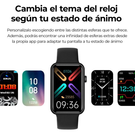 Ksix Tube Reloj Smartwatch 40mm Negro