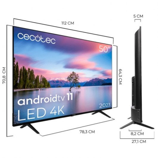 Cecotec A1 Series ALU10050 50" LED UltraHD 4K HDR10
