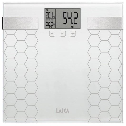 Laica PS5014 bilance pesapersone Quadrato Grigio Bilancia pesapersone elettronica