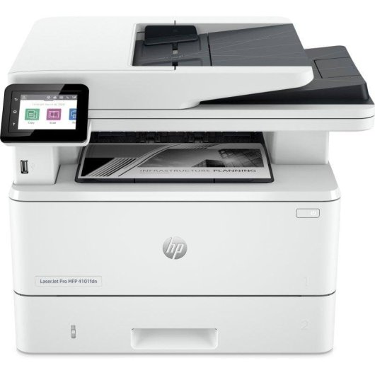 Multifunzione HP LaserJet Pro 4102FDN Laser Mono Ethernet Fax Duplex