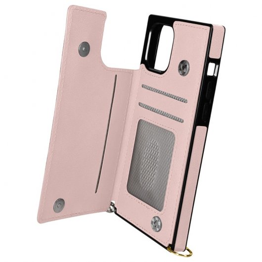 Avizar Funda Tarjetera con Correa Champán para iPhone 12 Pro Max