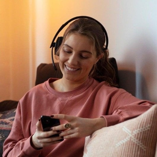 Auricolari Sennheiser Epos Adapt 230 wireless Bluetooth per ufficio con cancellazione del rumore, microfono Boom, colore nero