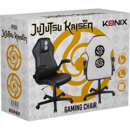 Konix Jujutsu Kaisen Silla Gaming Blanca/Negra