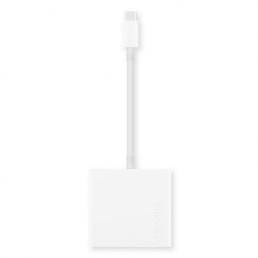 Lenovo Adaptador USB-C para VGA/HDMI 4K/USB 3.0 Branco