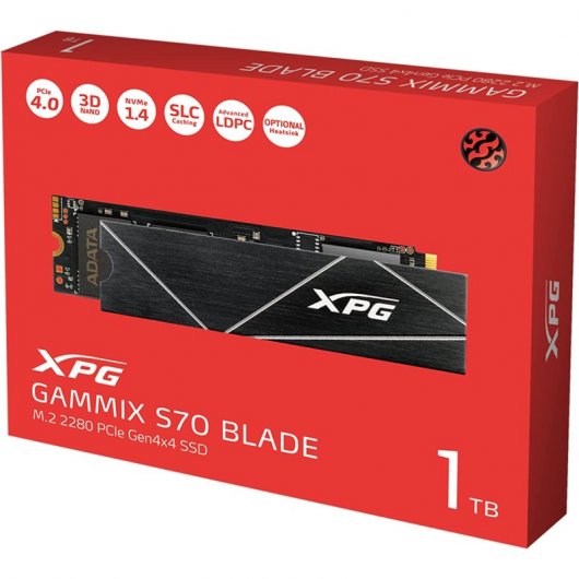 XPG Gammix S70 Blade SSD 1 TB M.2 2280 PCIe Gen4x4 NVMe