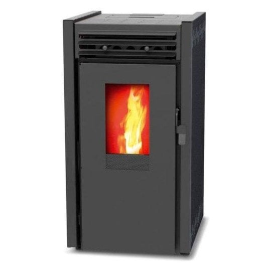 Estufa de Pellets Cerâmica Lasian Audax 8KW 8 100W com Programador e Eco Modulação