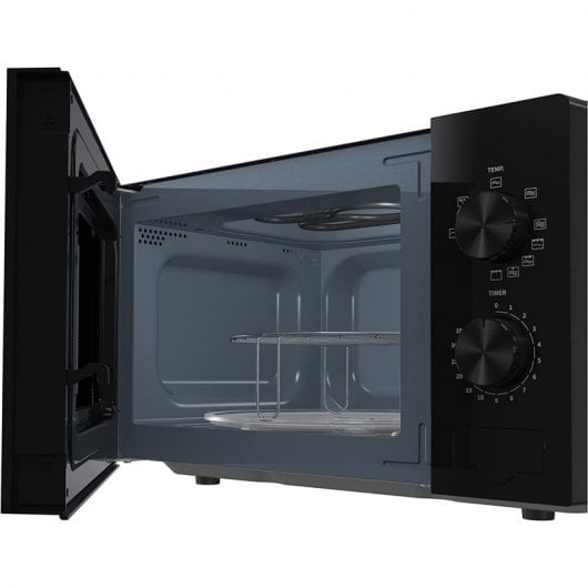 Hisense H20MOBP1G Microondas con Grill 20L 700W Negro