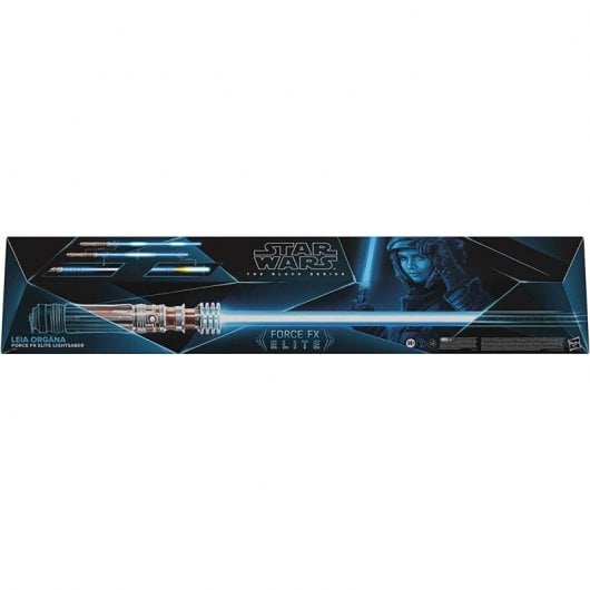 Hasbro Star Wars Black Series Replica 1:1 Sable de Luz LED de Leia Organa Force FX Elite
