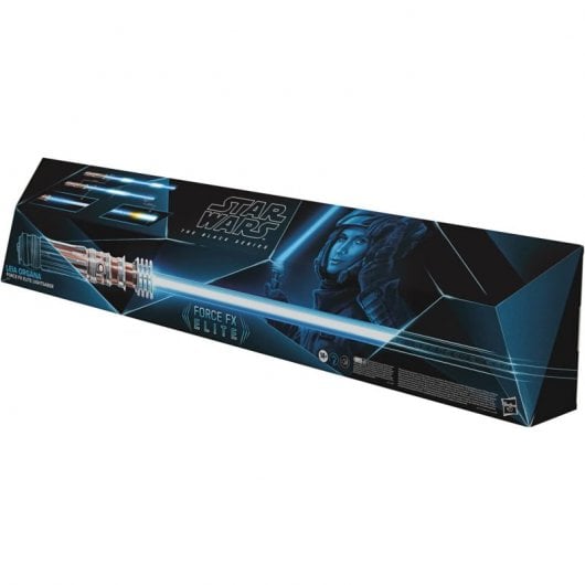 Hasbro Star Wars Black Series Replica 1:1 Sable de Luz LED de Leia Organa Force FX Elite