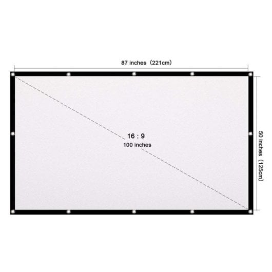 Beamer La Vague LV-HD240 HD 2000 Lumen 168" LED LCD WiFi Miracast Airplay tragbar