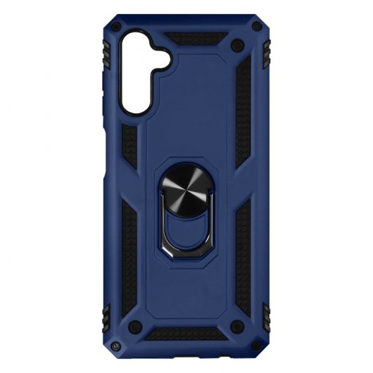 Avizar Funda Antigolpes 2 Materiales con Anillo Soporte Vídeo Azul para Samsung A13 5G/A04S