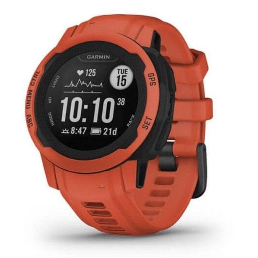 Garmin Instinct 2S GPS Bluetooth 40mm MIP Orange Taille Unique Étanche 10ATM Pulsomètre SpO2