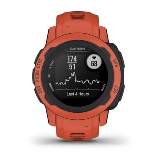 Garmin Instinct 2S GPS Bluetooth 40mm MIP Orange Taille Unique Étanche 10ATM Pulsomètre SpO2