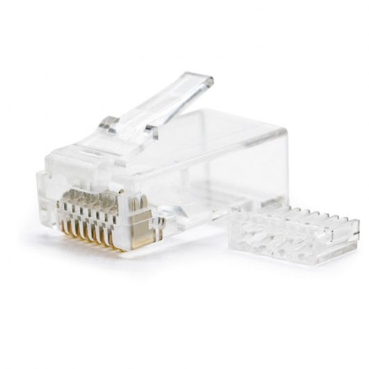 Conectores nanocabos para cabo de rede RJ45 UTP Cat.6 50 unidades