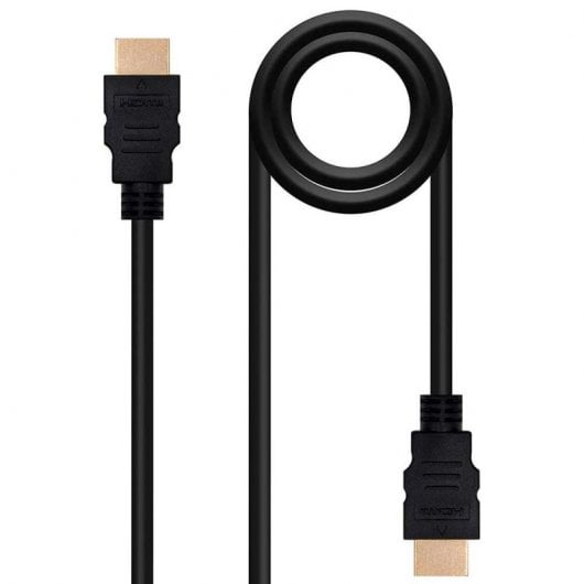 Nanocable High Speed HDMI 1.4 Kabel HEC Audio Video mit Ethernet 1,8 m Schwarz